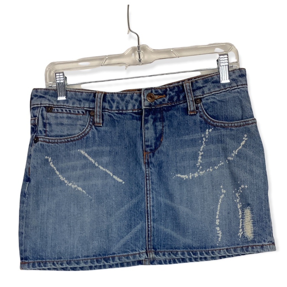 Seven7 jeans distressed skirt size 28